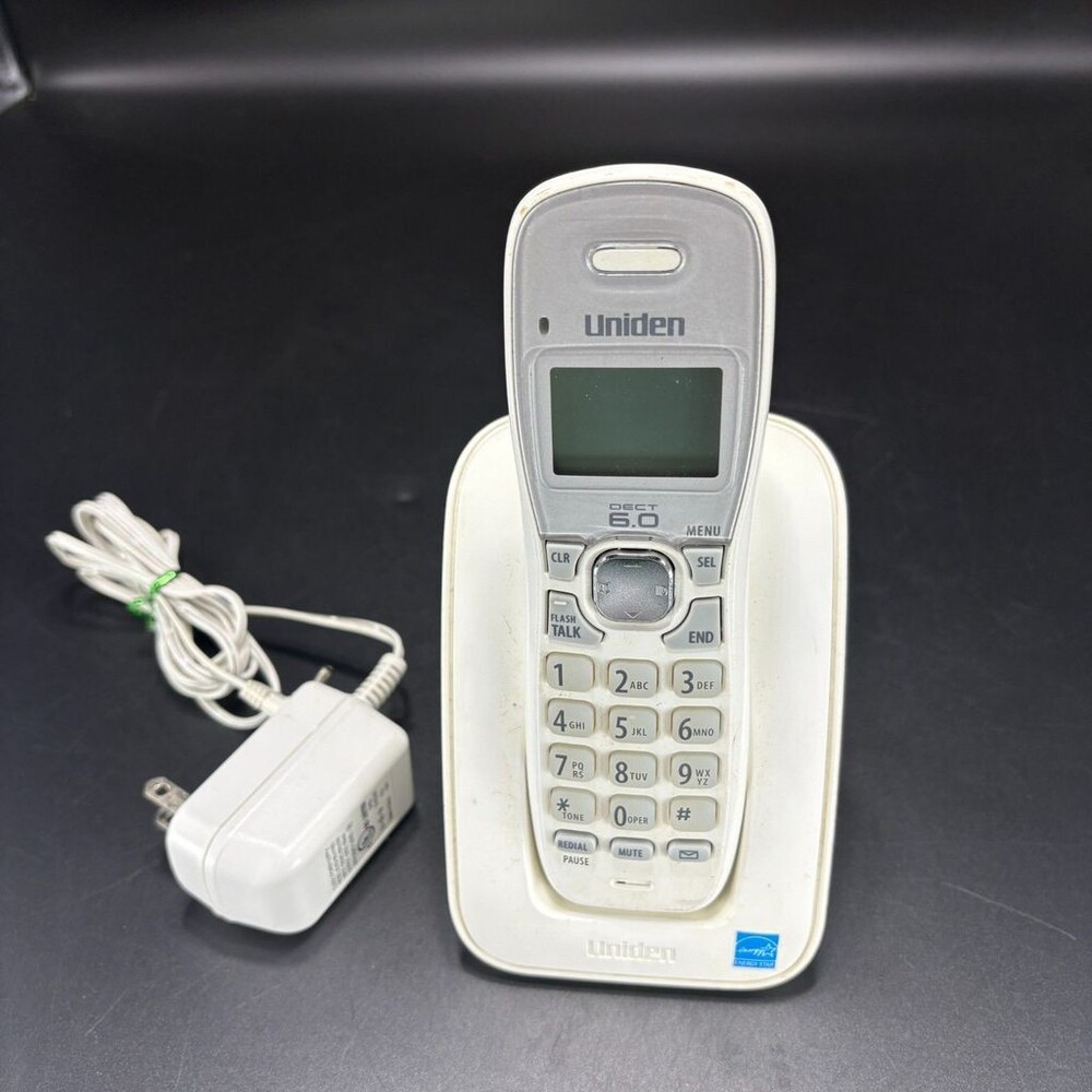 Uniden Handset Cordless Phone D1364 6.0 Caller ID Works NEEDS NEW BATTERY